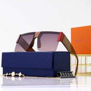 Créateur de mode LOU VUT lunettes de soleil de luxe 2022 Nouvelles lunettes de soleil polarisées sans cadre à la mode Irrégulières Anti UV pour femmes