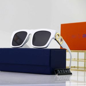 Créateur de mode LOU VUT luxe Cool lunettes de soleil Lunettes grand cadre personnalité hommes et femmes mode simple jambe épaisse