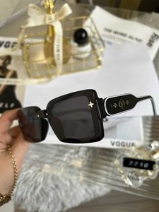 Modeontwerper Lou vut luxe coole zonnebril 2023 Nieuwe dames gepolariseerde high -definitie kleine frame uv resistent