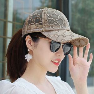 Diseñador de moda gorra de béisbol de lujo malla cola de caballo mujeres gorras hip hop Gorras Casquette Sun playa sombreros Chapeau al aire libre Femme sombrero X220214