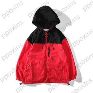 Créateur de mode Veste Homme Printemps et Automne Nouveau Rouge Noir Cousu Sous-Machine Même Lot Sweats À Capuche Homme Coupe-Vent Vestes D'hiver Hommes