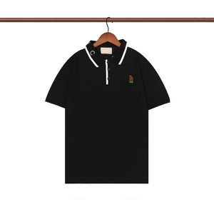 Modeontwerper herenpolo's shirts heren mannen korte mouw t-shirt originele single revers shirt jas sportkleding jogging pak m-3xl #66