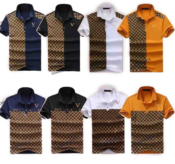 Designer de mode Hommes Polos Chemises Hommes À Manches Courtes Top T-shirt Original Unique Revers Chemise Veste Sportswear Jogging Costume M-3XL