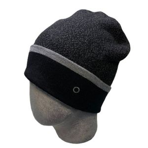 Modeontwerper Men Winter Beanie unisex gebreide katoen warme hoed klassieke sportschedels dames casual buitenstripe kap beanies 9 kleuren p-4