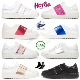 Modeontwerper Men Women Open Sneakers Dress Shoes Platform Vintage Zwart Wit Pink Beige Luxe Sport Breathable Skate Dhgate Trainers Mens schoenmaat EUR36-46