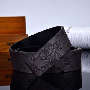 Ceintures de créateurs de mode pour hommes avec alliage or argent noir boucle en cuir ceinture pour hommes de haute qualité cuirs véritables Belt274C