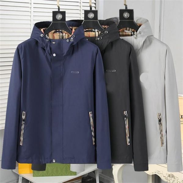 Chaqueta para hombres de moda para hombres Spring Fall Coat Fait Chaqueta de la cría de la cría de la cría de la cría de la cría de la cría de la cría del deporte M-3XL Ropa para hombres