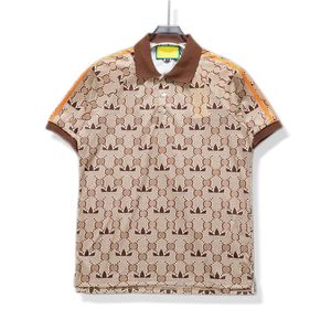 Modeontwerper heren t-shirt zomer Polo met korte mouwen Europese Amerikaanse Letterdruk T-shirt heren dames koppels hoge kwaliteit Casual kleding groot formaat M-3XL