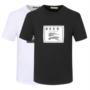 Diseñador de moda para hombre camiseta de verano Top de manga corta Europeo Americano Impresión 3D Camiseta hombres mujeres parejas alta calidad Ropa casual grande M-3XL BBR