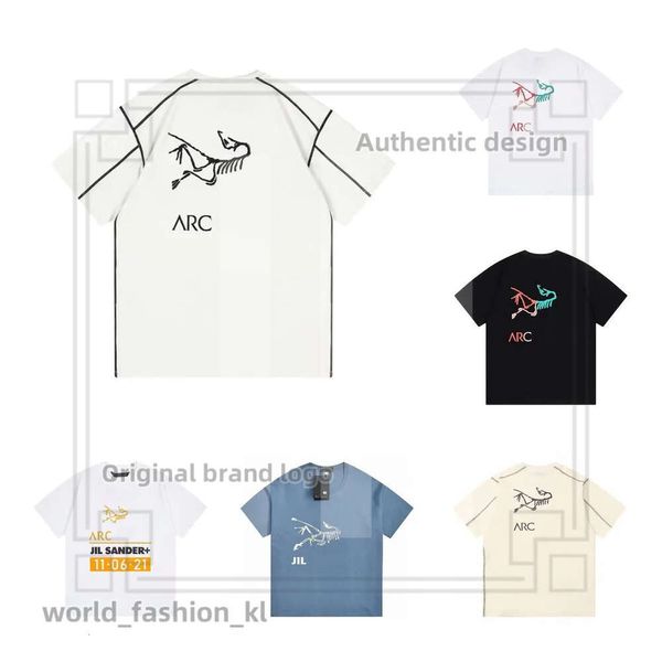 T-shirts pour hommes de créateur de mode Arctic T-shirts Brands d'oiseaux de haute qualité Brands à manches courtes à manches doubles tissus en coton pur 2024 T-shirts seniors pour hommes 667