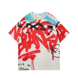 Modeontwerper Menst Shirts Printed Man T-shirt katoen Casual T-stukken Hiphop korte mouwen H2Y Streetwear Luxe T-shirts M-XXXL T41