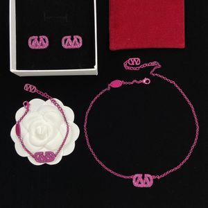 Ensemble de colliers, bracelets et boucles d'oreilles de styliste pour femmes, pendentif de luxe en diamant violet, bijoux de haute qualité, cadeau de Festival