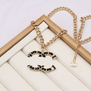 Mode designer kettingbrief hanger 18k gouden vergulde kettingen mode dames bruiloft sieraden accessoires geen doos 20stijl