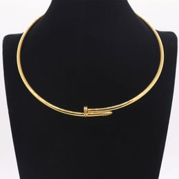 Collier de créateur de mode Colliers d'amour pour femmes hommes en acier inoxydable Allaid Pulsera Pulseras plaqué Gold Sier Rose Jewelry Diamond Chain de diamant