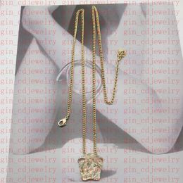 Fashion Designer Ketting V Letter Hanger Banshee Medusa Hoofd 18K Vergulde Womens VE4