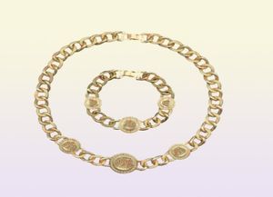 Colliers de créateur de mode contre pendentif Banshee Head 18k Bracelets plaqués en or Boucles d'oreilles Bantins de fiançailles festives d'anniversaire V125568433