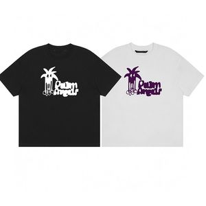 Diseñador de moda Palm Brand Angel T-shirts Palm Douby Classic T-SHIRT PALMITY UNITED T-shirt Loose Mens Womens Classic Wear Letter Camiseta de manga corta de calidad superior