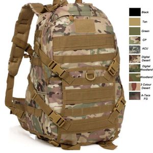 Outdoor Sport Camouflage Tactische Molle 40L Rugzak Pack Bag Rugzak Knapzak Assault Combat Camo NO11-044 08VH