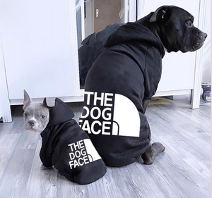 Modeontwerper huisdierkleding trui hondenkleding vier seizoenen honden hoodie het doggy gezicht labrador franse bulldog jas kleding