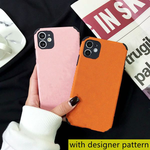 Fundas para teléfonos de diseñador de moda para iPhone 12 Pro Max 11 XR XS 7/8 plus Funda protectora de cuero PU Funda para teléfono móvil a prueba de golpes HuaWei P20 P30pro P40 mate 20 30 40pro