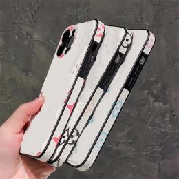 Modeontwerper telefoonhoesjes voor iPhone 15 14 13pro 12 12pro max lederen reliëf kleurrijke luxe bescherming telefoon beschermhoes G2310206PE-3