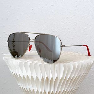 Designer de mode lunettes de soleil pilote pour hommes et femmes classique motif alphabétique noir marron argent lunettes de soleil voyage plage vacances conduite lunettes unisexe 121603