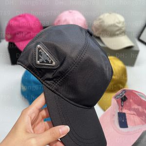 Modeontwerper PRDAA Baseball Cap, Classic Sports Cap, iconisch geëmailleerde metalen driehoekslogo, RE Nylon Baseball Cap, Unisex, veel beschikbare opties