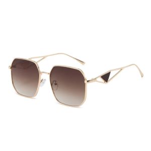 Modeontwerper PPDDA zonnebril Klassieke brillen Goggle Outdoor strandzonnebril voor man Vrouw Optioneel Driehoekige handtekening 5 kleuren ML 29950
