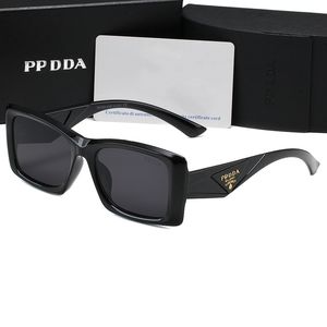 Modeontwerper PPDDA Zonnebril Klassieke Brillen Goggle Outdoor Strand Zonnebril Voor Man Vrouw Optioneel Driehoekige handtekening 6 kleuren HB Y299 67X46X143 MM
