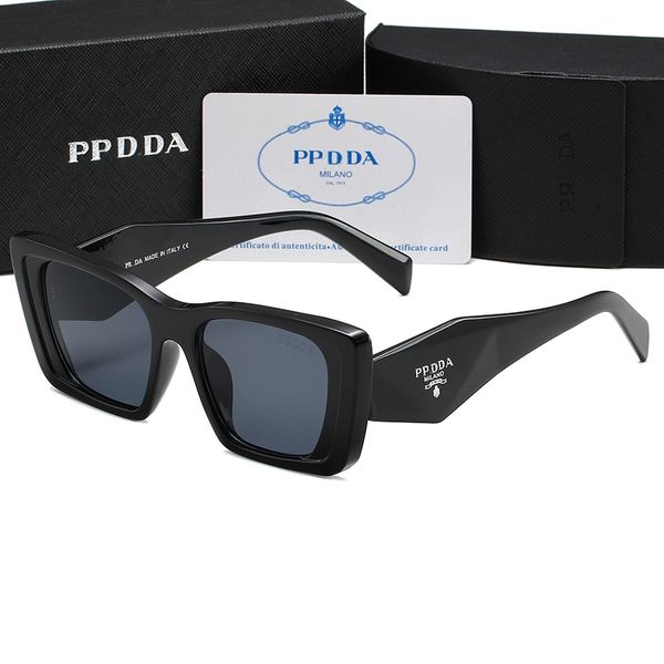 Diseñador de moda PPDDA Gafas de sol Gafas clásicas Gafas de playa al aire libre Gafas de sol para hombre Mujer Opcional Firma triangular 19 colores SY 386