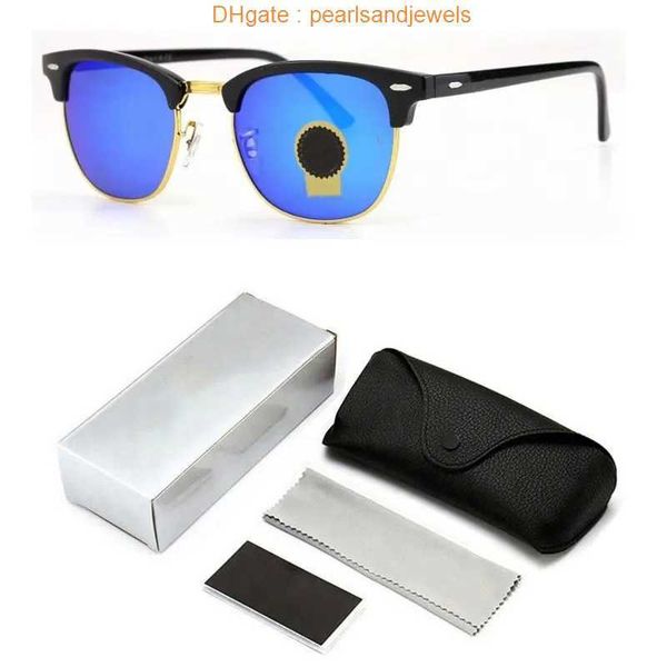 Des lunettes de soleil de mode Ray Sunglasses Classic Classic Goggle Outdoor Beach Sun Sunes pour l'homme Femme Signature triangulaire en option 15Colors Sy 386