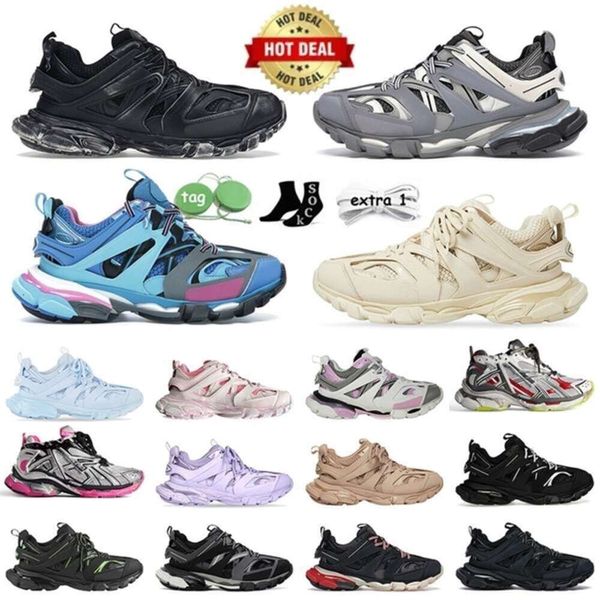 Chaussures de créateurs de mode Tracks 3.0 Dark Taupe Baskets Top Qualité Multi Color Sports Sports de plein air Hommes Plate-forme Femmes Formateurs Paris Randonnée Jogging