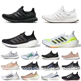 Zapatos de diseñador de moda Ultarboosts 19 Zapatillas para correr Ultra 4.0 Treiple Negro Blanco ADN Gris Tres Ash Peach Core Dash Ultraboosts Zapatillas de tenis Zapatillas de deporte