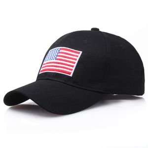 Mode Designer Simple USA Flag Summer Outdoor Casual Baseball Bal Caps voor Vrouwen Mannen Zongewijs Hoeden