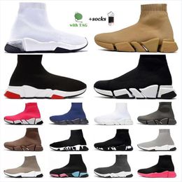 Modeontwerper Sock Shoe Casual Shoes 2.0 Platform Mens Woman Runner Triple Black White Shoe Master Warking Outdoor Sports Sneakers Maat 36-45 WFVLN