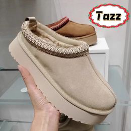 Tazz Tasman zapatillas plataforma bota Australia botas de nieve Diseñador mujer botines tobillo ultra mini mostaza semilla castaño piel diapositivas piel de oveja para hombre para mujer zapatos de invierno