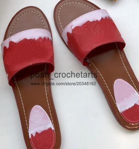 Modeontwerper Zomer dia's voor dia's met dyen met dyen prints sandalen met doosontwerper039s pastel sandalen voor 9859147