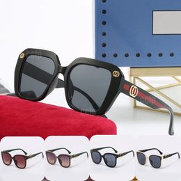Gafas de sol de diseñador de moda Gafas de sol de alta calidad G Mujeres Men Games cuadrados Lente de vidrio solar para mujeres unisex