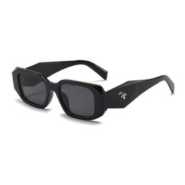 Lunettes de soleil de créateur de mode lunettes de vue classiques lunettes de soleil de plage en plein air pour homme femme 11 couleurs signature triangulaire en option