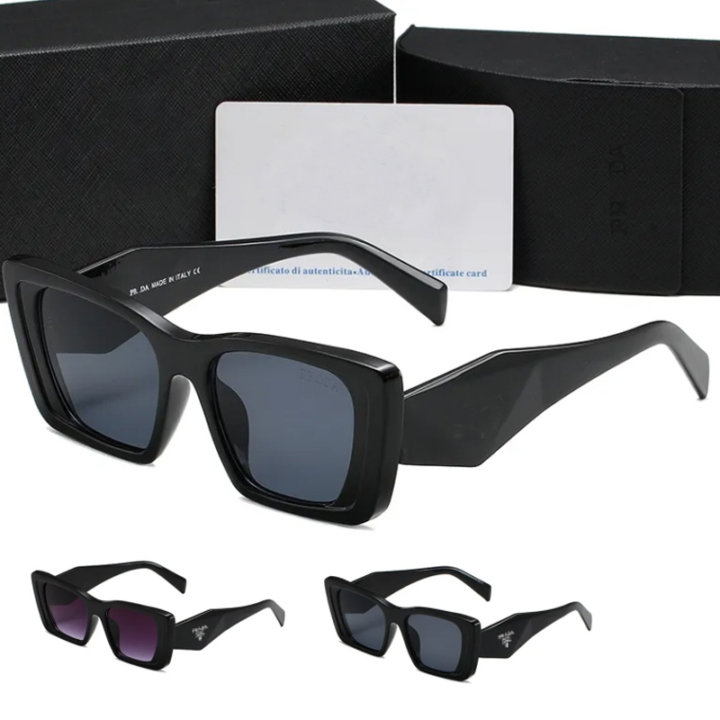 Projektant mody okulary przeciwsłoneczne klasyczne okulary gogle na zewnątrz plażowe okulary przeciwsłoneczne dla mężczyzny kobieta 10 kolor opcjonalny trójkątny podpis z pudełkiem