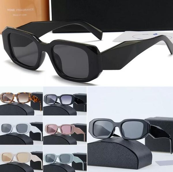 Lunettes de soleil de créateur de mode pour homme femme lunettes de vue classiques lunettes de soleil de plage en plein air 6 couleurs en option avec boîte