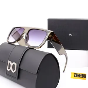 Lunettes de soleil de créateur de mode pour femme Luxury Mens Mens Sungasses Signature Temple Black Frame Sun Glasse