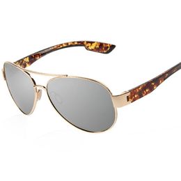Modeontwerper zonnebril voor dames Costas zonnebril UV400 Sport herenzonnebril Strandbril Hoogwaardige gepolariseerde lens Silicagelframe