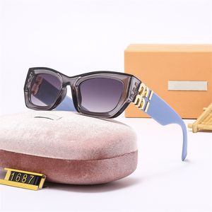 Designer de mode lunettes de soleil pour femmes Goggle Beach lunettes de soleil femme homme lunettes 6 couleurs rétro lunettes de soleil de luxe lunettes de haute qualité