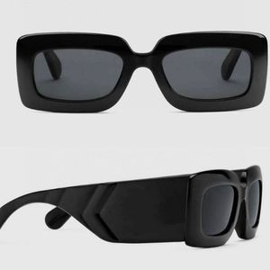 Designer zonnebril voor dames zwarte klassieke dikke plaat 0811 sportstijl fashion box oversized zonnebril heren
