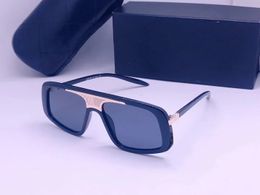 Lunettes de soleil créatrices de mode Goggle Beach Sun Glasse pour homme Femme Eyeglass 7 couleurs Unisexe avec Box 028