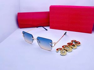 Modeontwerper zonnebril Goggle Strandzonnebril voor man vrouw Vintage groot frame brillen 8 kleuren UV-bescherming Brillen Hoge kwaliteit3083