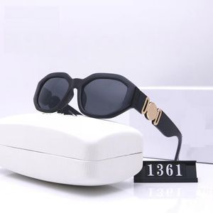 Gafas de sol de diseñador de moda Par de gafas Gafas Playa Parque al aire libre Compras Deporte Correr Oval Gafas de sol completas para hombre Mujer Colores Anteojos clásicos
