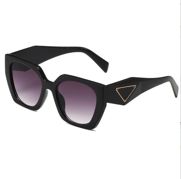 Lunettes de soleil créatrices de mode Goggle Beach Sun Glassements pour homme Femme Eyeglasse 7Colors Haubaise Nice