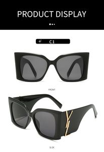 Gafas de sol de diseñador de moda Gafas de sol de marca de lujo 9375 Gafas de sol de playa para hombre Mujer 5 colores Gafas de buena calidad opcionales con caja